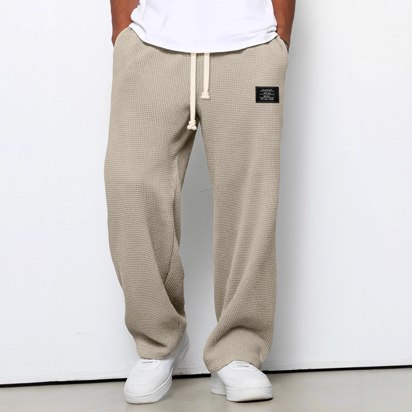 VELLORÉ | Pantalones anchos y cómodos para hombre con cintura ajustable
