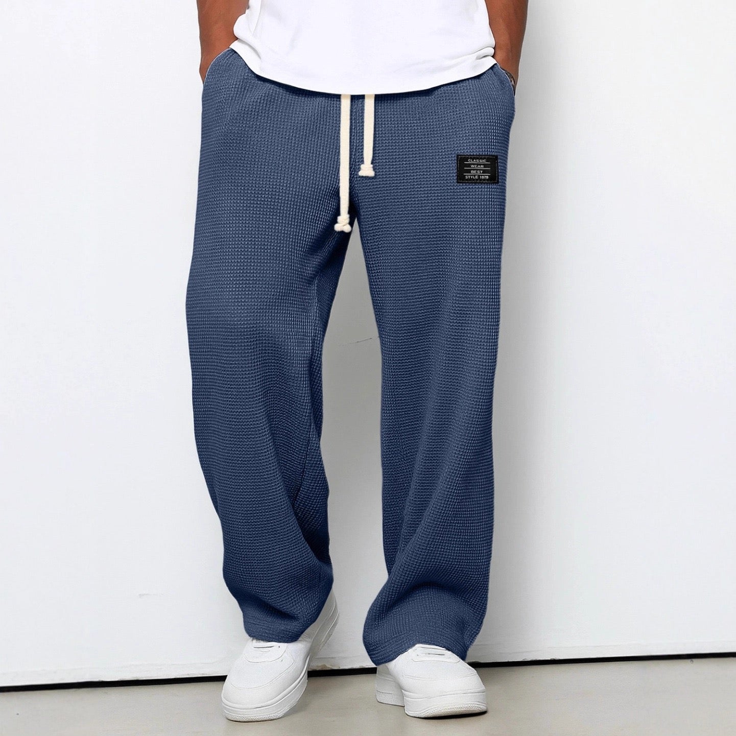 VELLORÉ | Pantalones anchos y cómodos para hombre con cintura ajustable