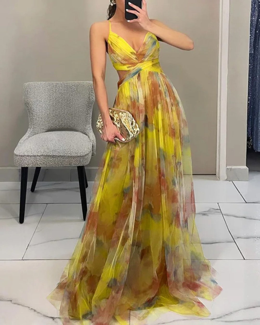 VELLORÉ | Vestido Maxi Floral Elegante — Edición Limitada