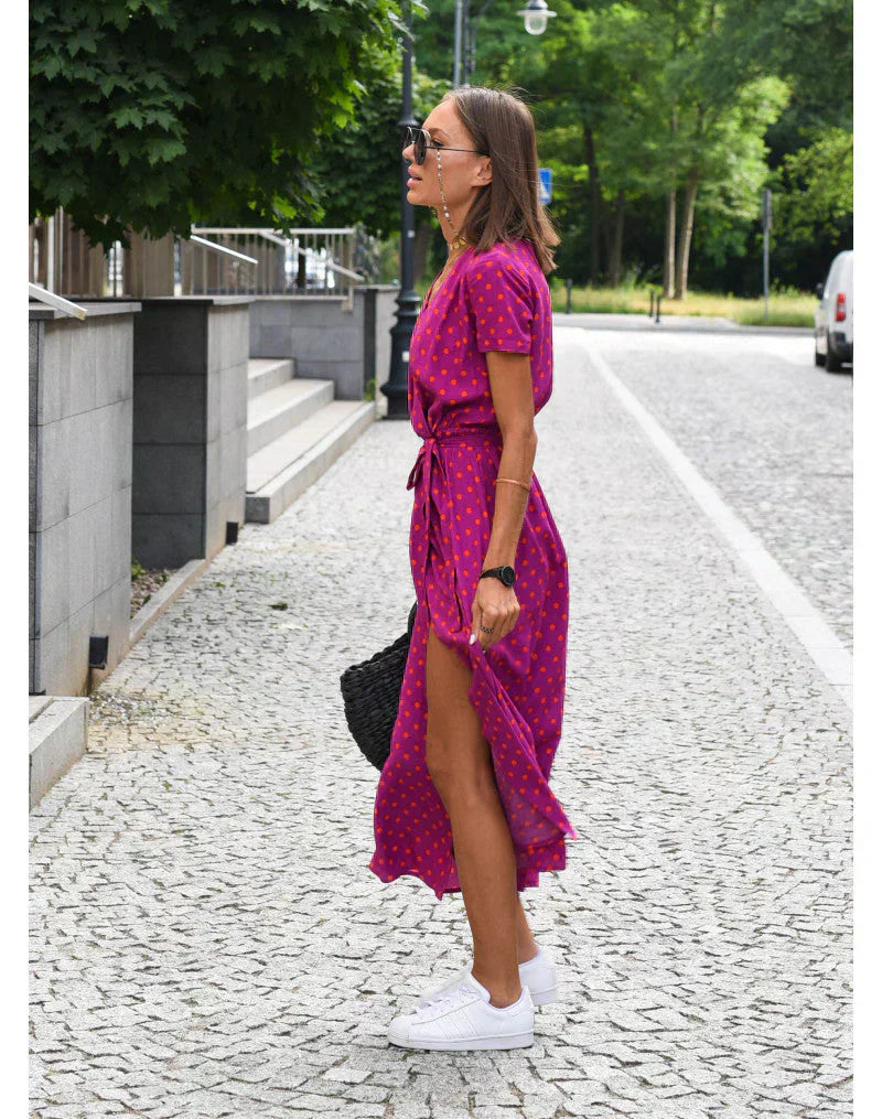 VELLORÉ | Julia - Vestido elegante con escote en forma de corazón y corte modelador que realza la silueta