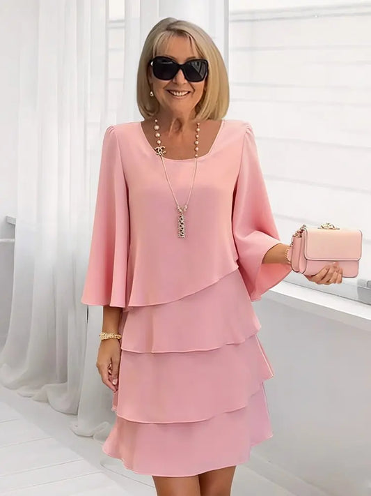 VELLORÉ | Élise – Vestido de elegancia fluida con volantes