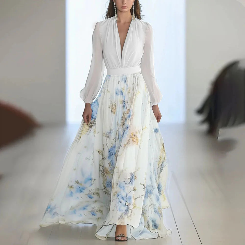 VELLORÉ | Vestido maxi floral