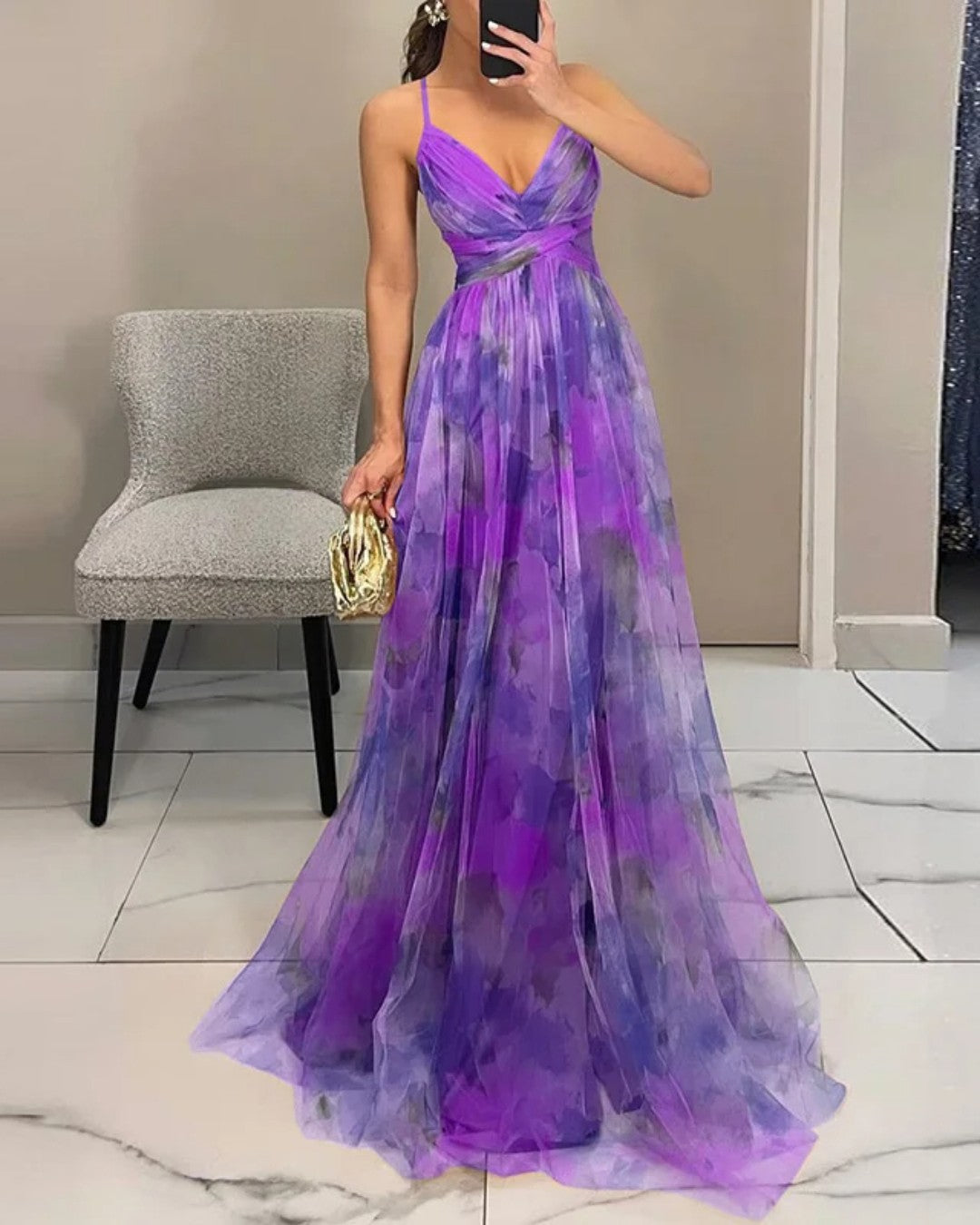 VELLORÉ | Vestido Maxi Floral Elegante — Edición Limitada
