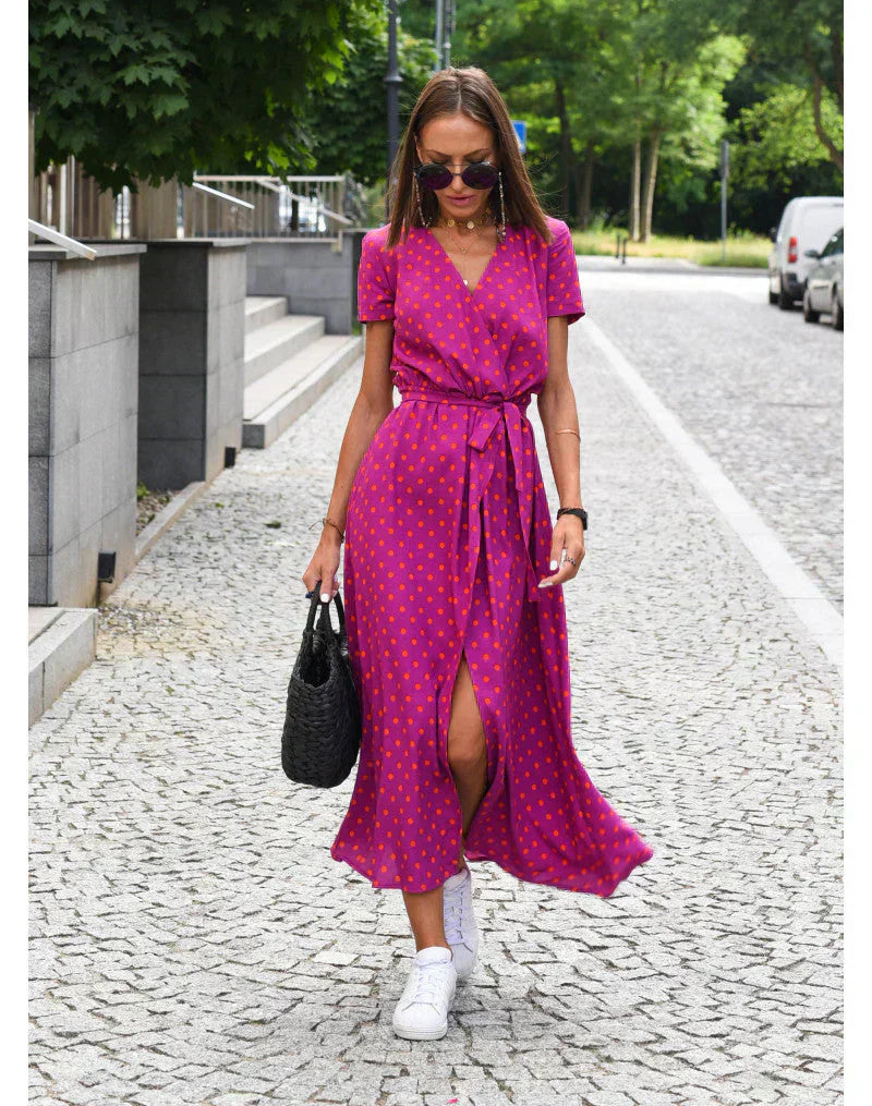 VELLORÉ | Julia - Vestido elegante con escote en forma de corazón y corte modelador que realza la silueta