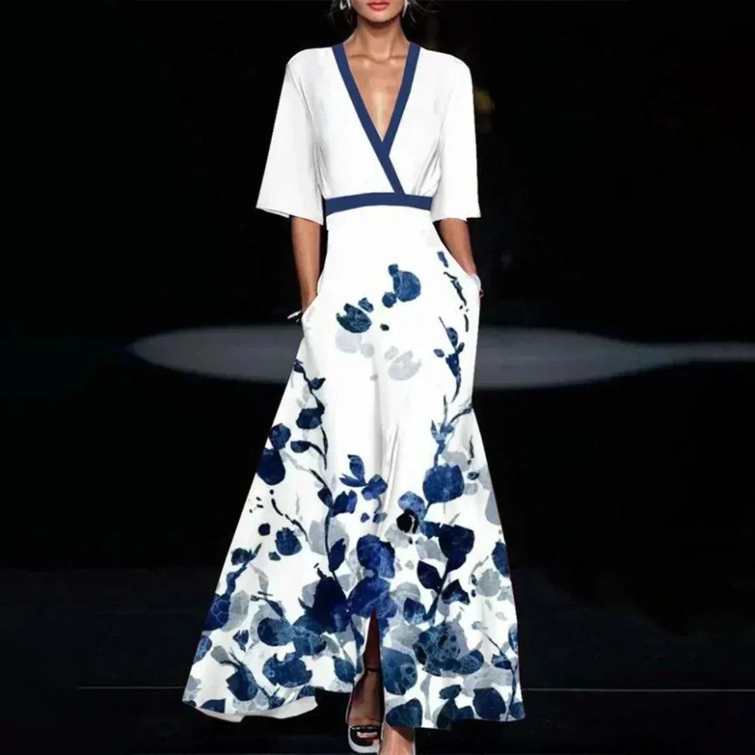 VELLORÉ | Hazel - Vestido envolvente floral exquisito