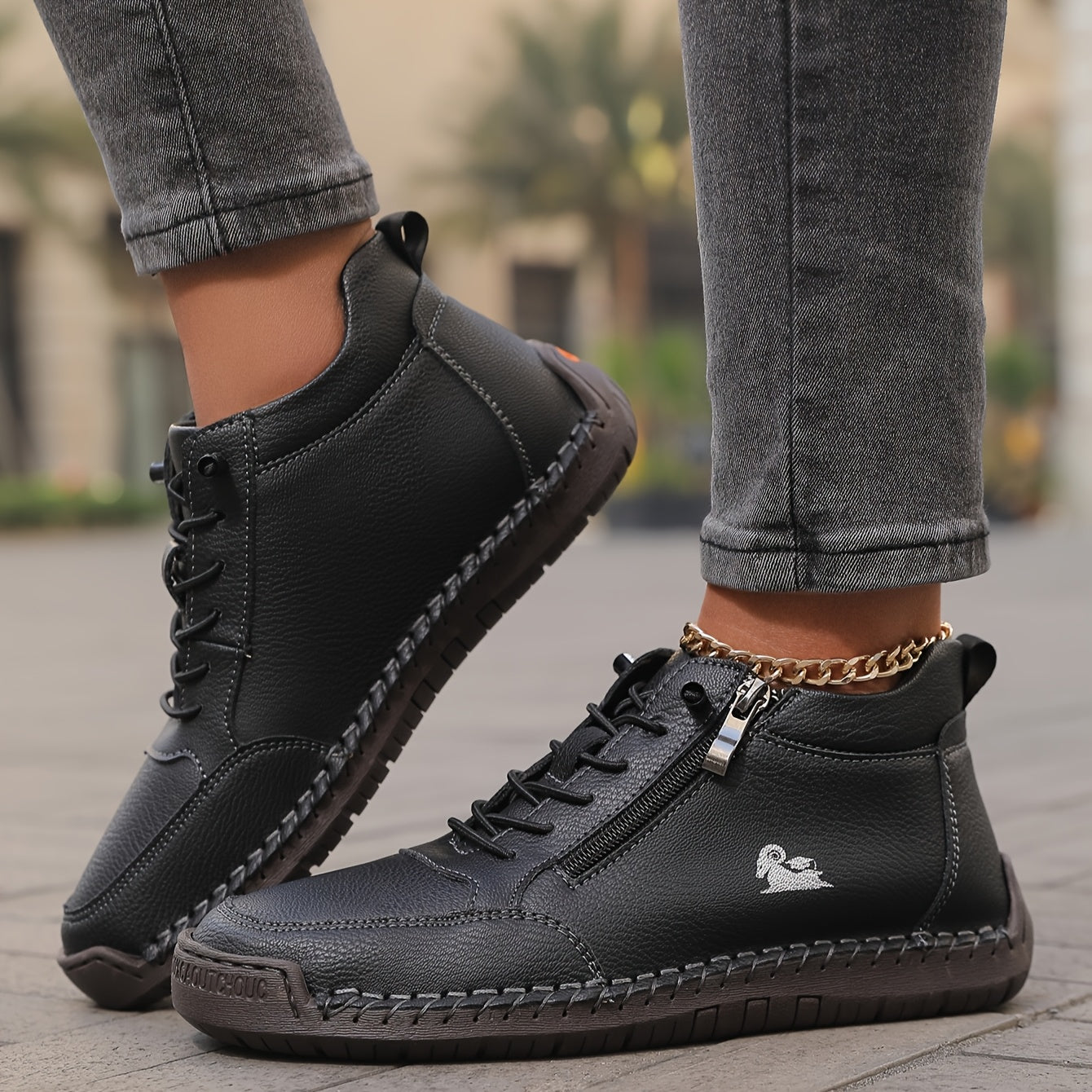 VELLORÉ | – Zapatillas ortopédicas cómodas con cremallera