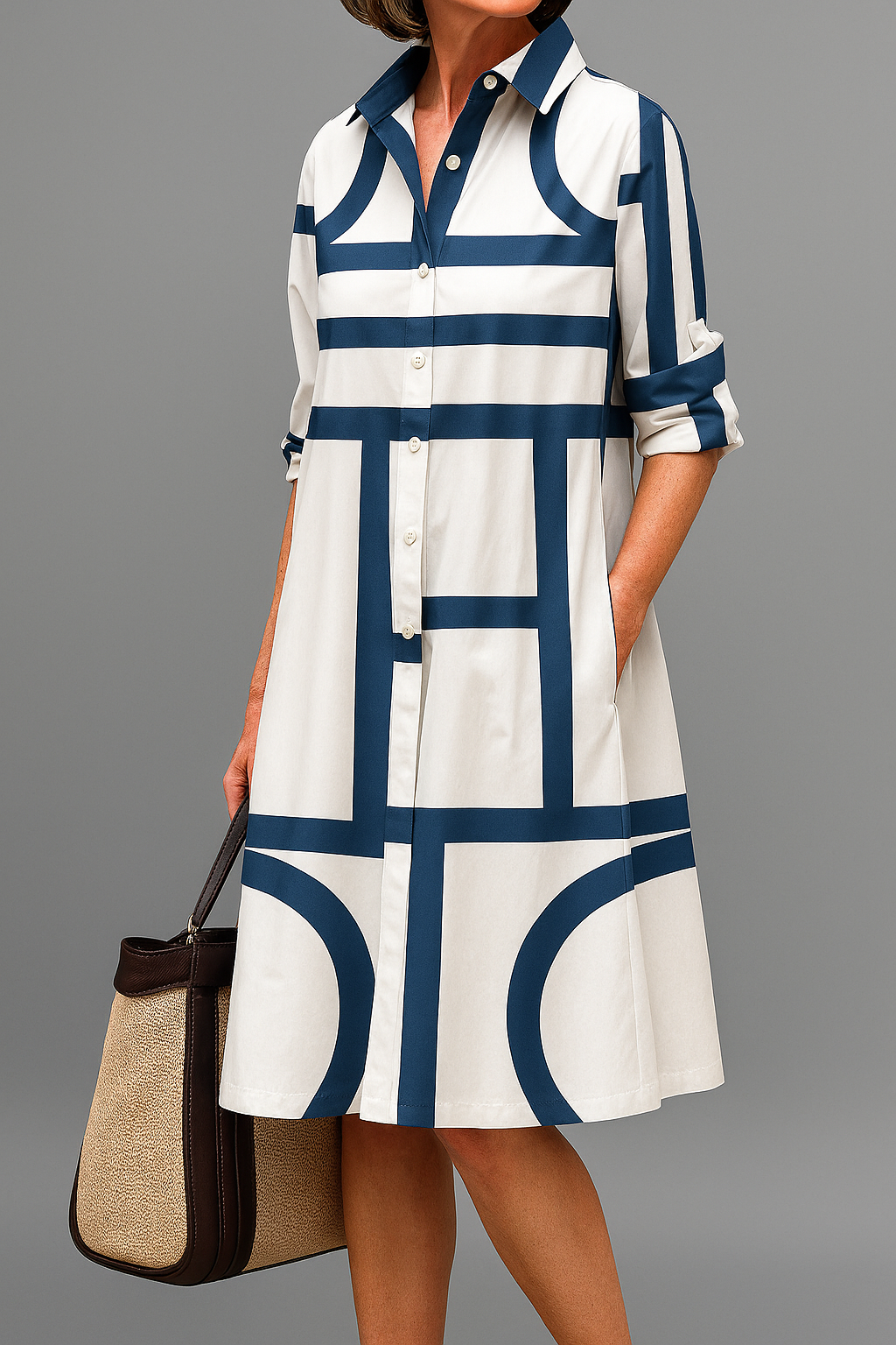 VELLORÉ | Vestido midi cuidado y estiloso