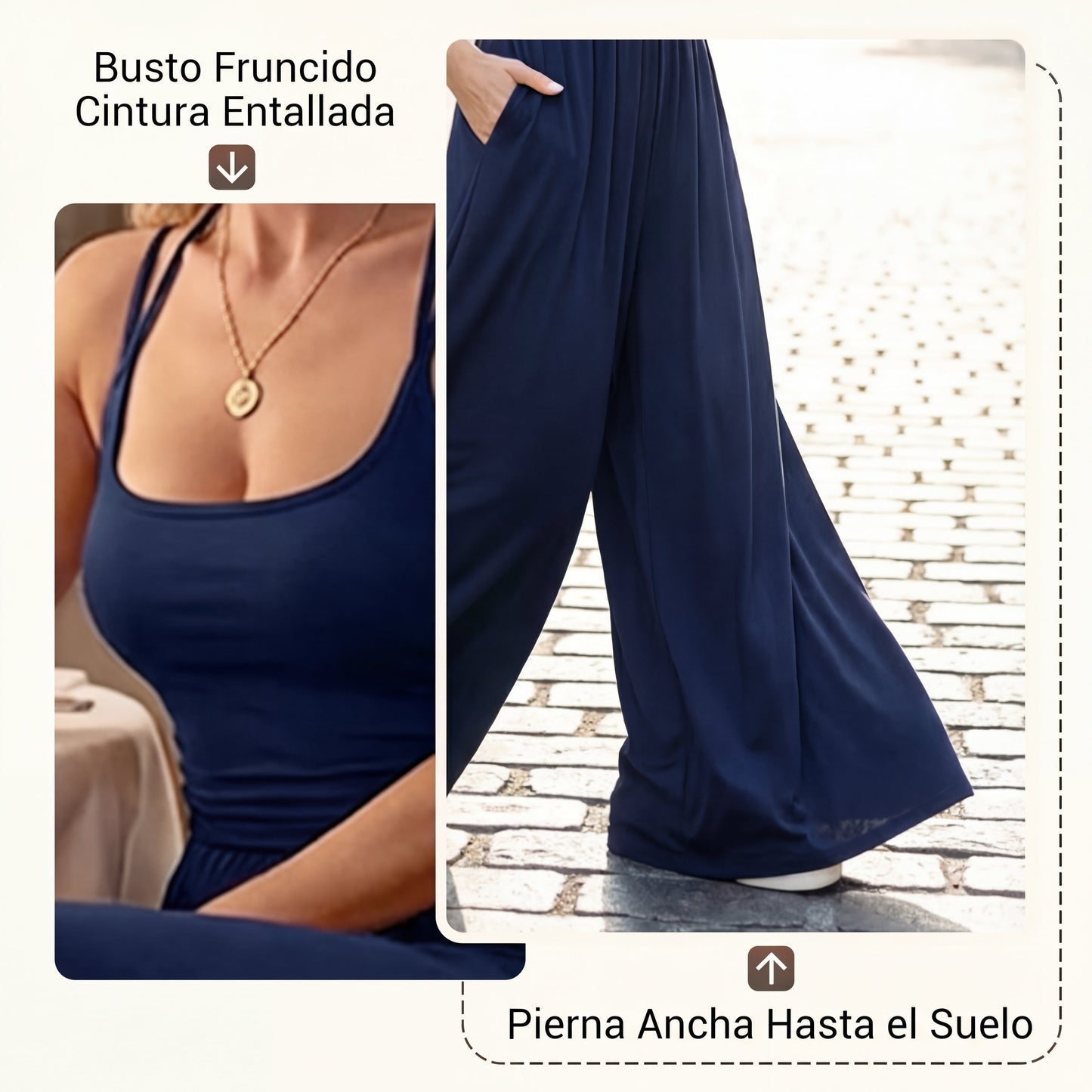 VELLORÉ | Alma - Mono casual de tirantes finos