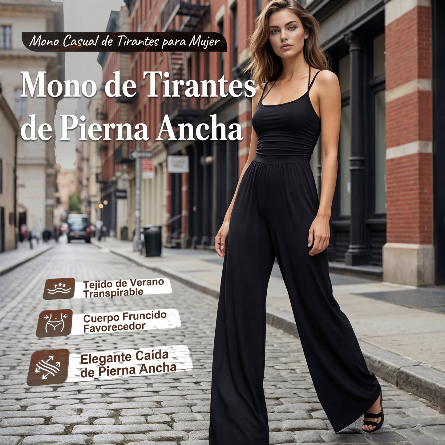VELLORÉ | Alma - Mono casual de tirantes finos