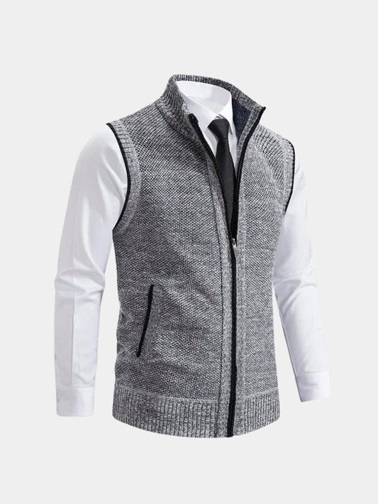 VELLORÉ | Chaleco elegante con cremallera completa