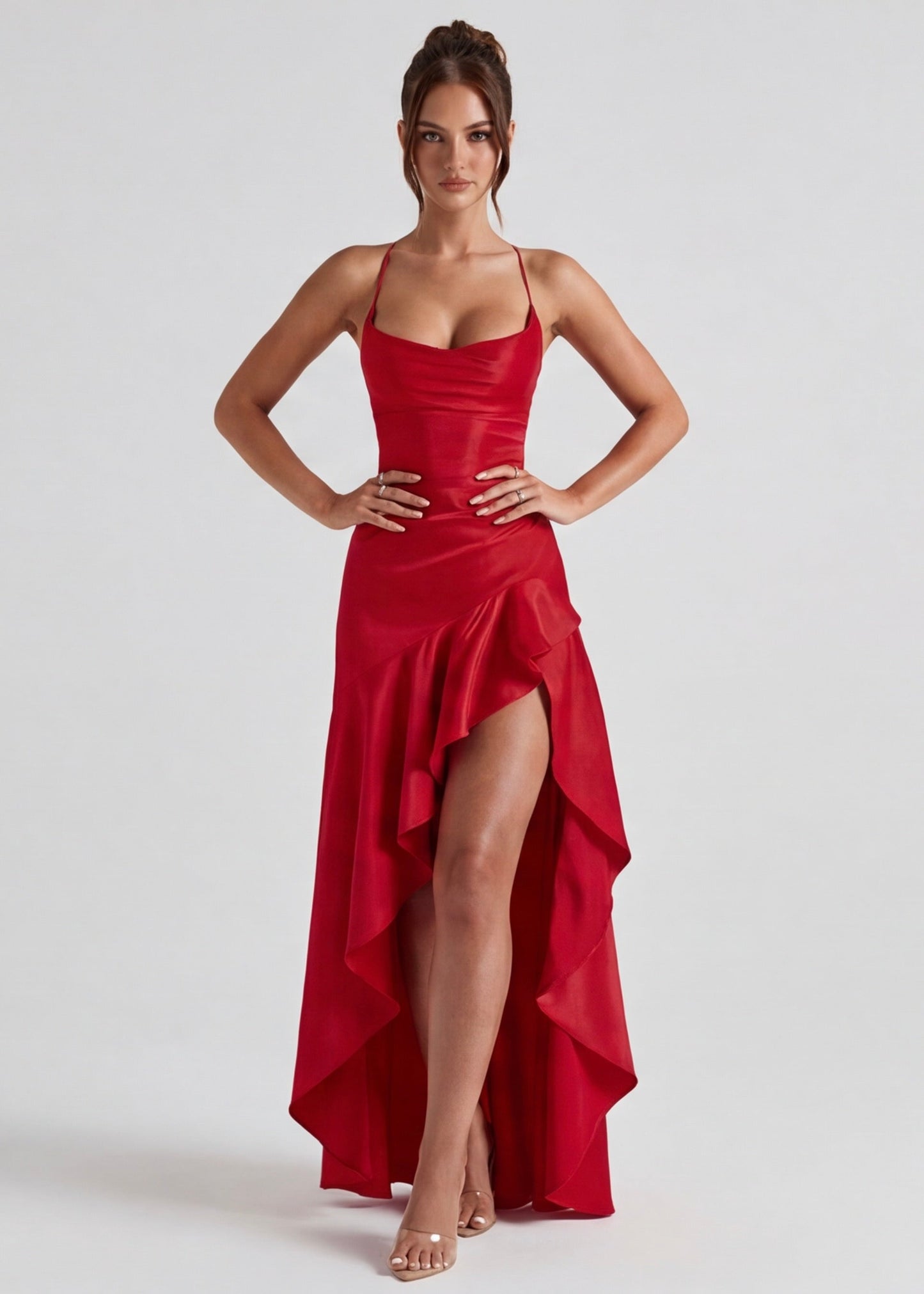 VELLORÉ | Vestido Largo Drapeado