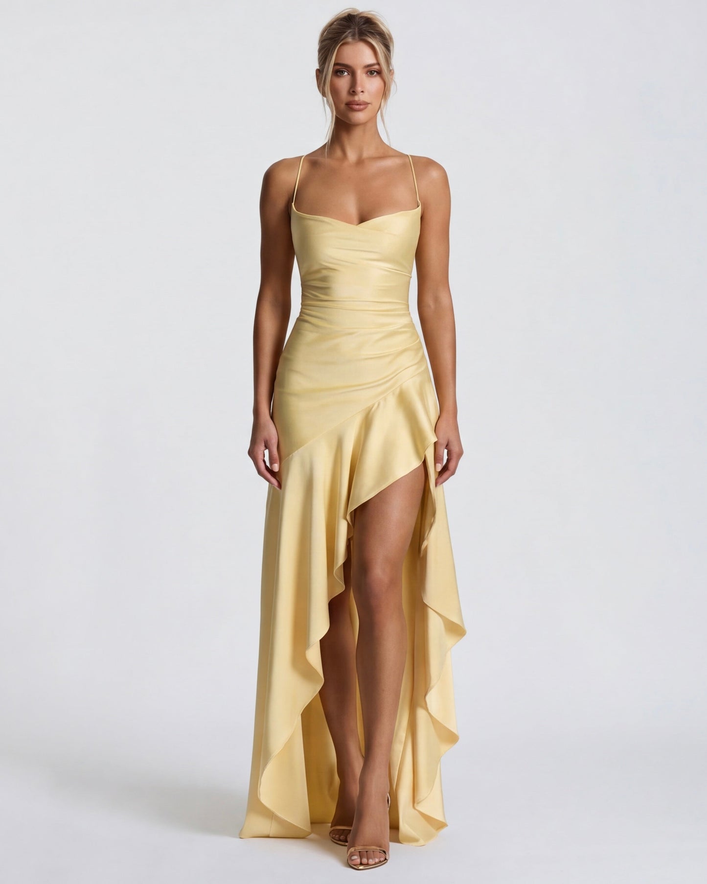VELLORÉ | Vestido Largo Drapeado