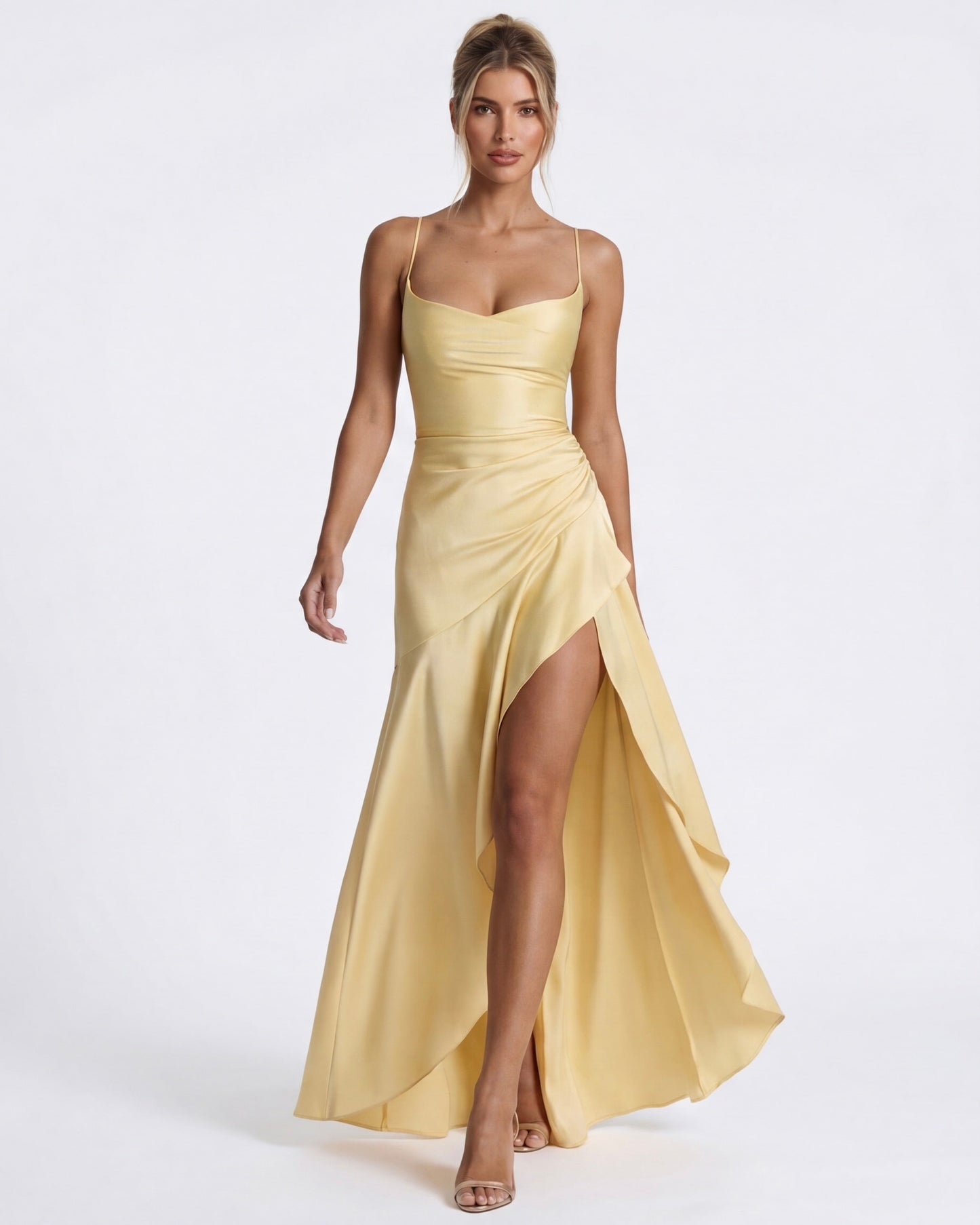 VELLORÉ | Vestido Largo Drapeado