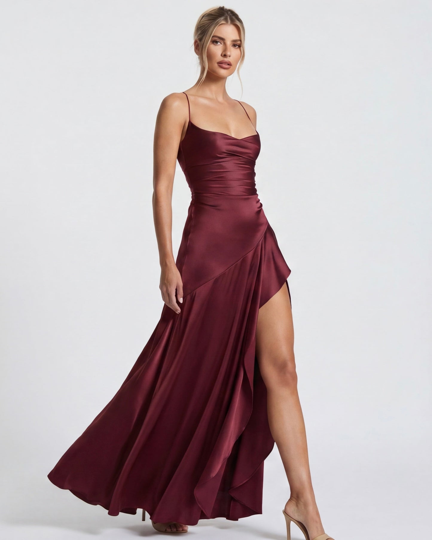 VELLORÉ | Vestido Largo Drapeado