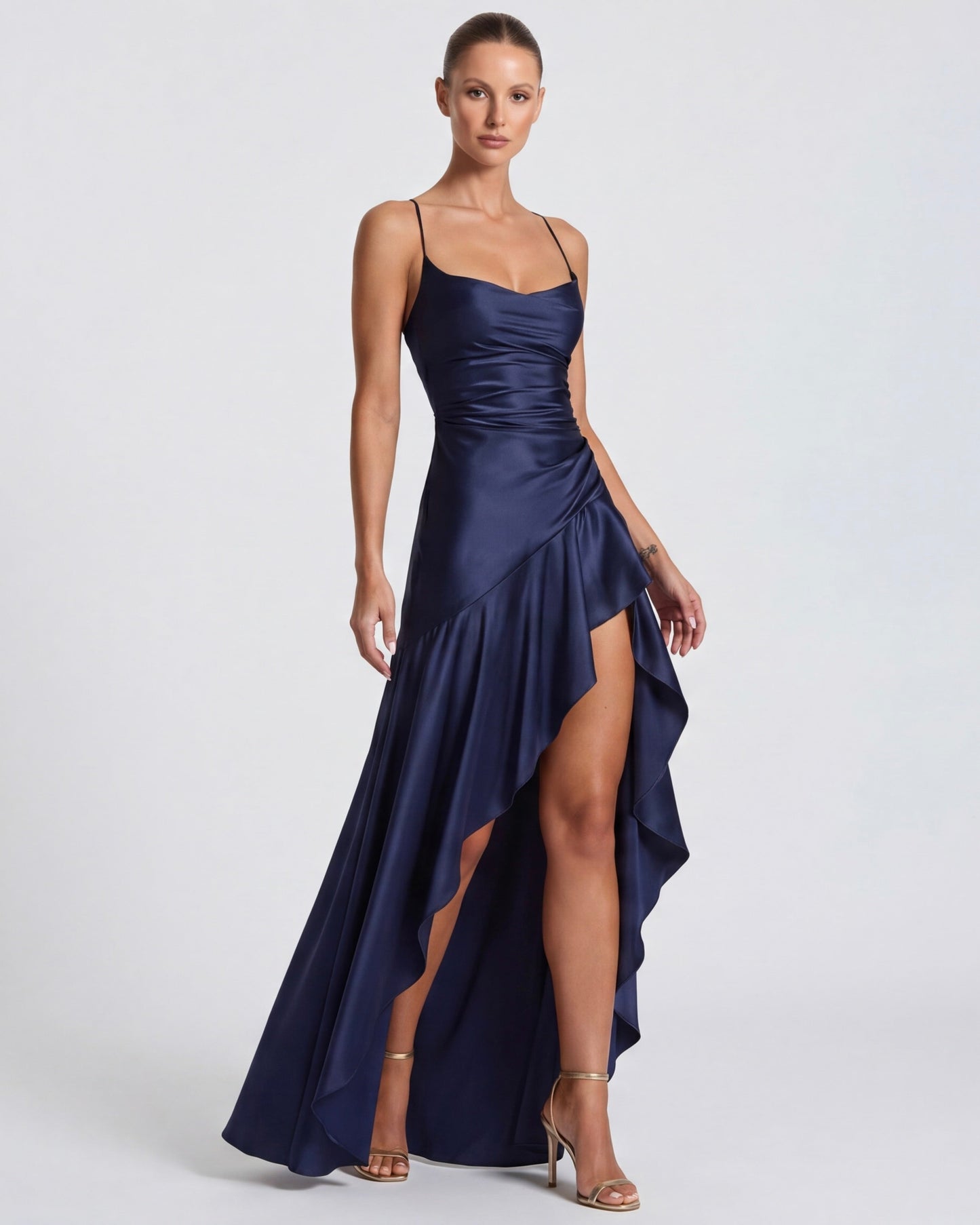 VELLORÉ | Vestido Largo Drapeado