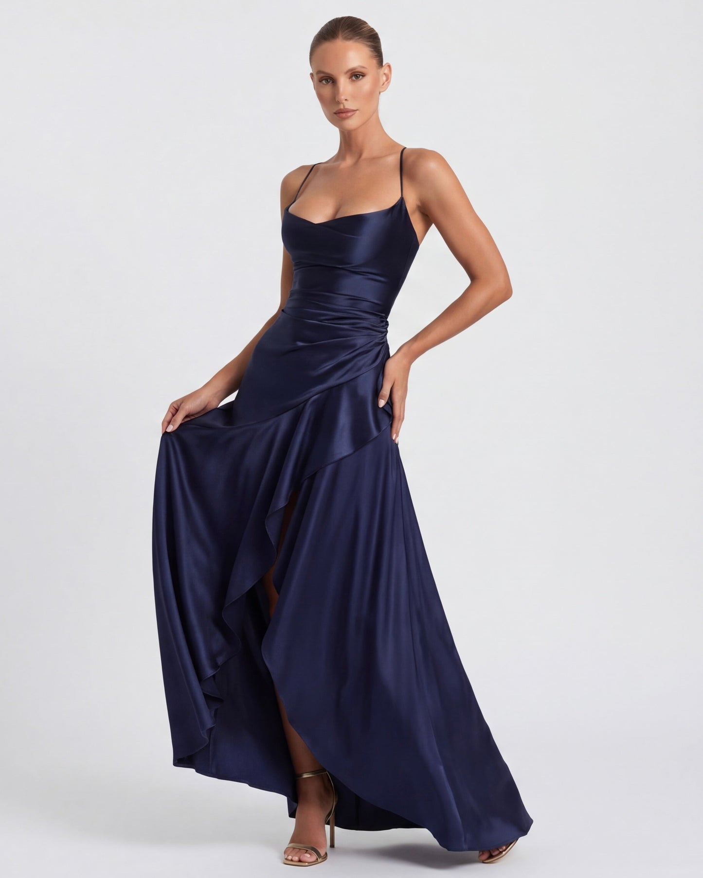 VELLORÉ | Vestido Largo Drapeado