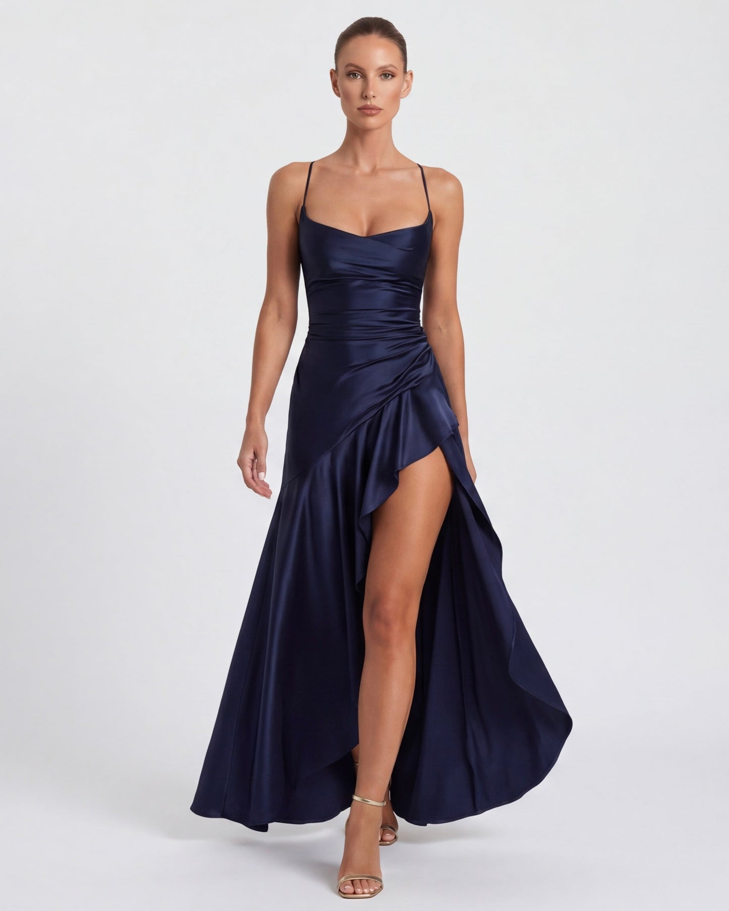VELLORÉ | Vestido Largo Drapeado