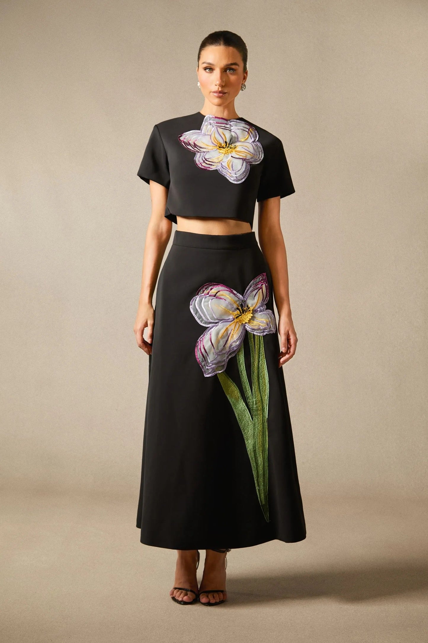 Conjunto Top y Falda Floral - STUDIO VELLORÉ