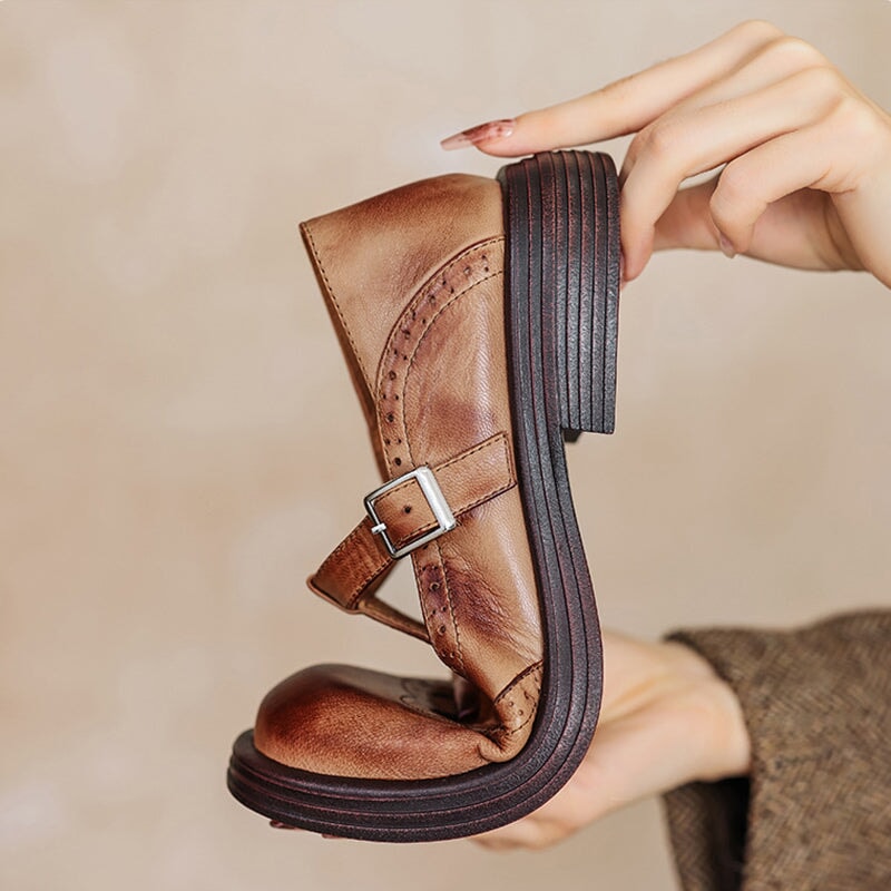 VELLORÉ | Mia - Zapato de cuero elegante y refinado