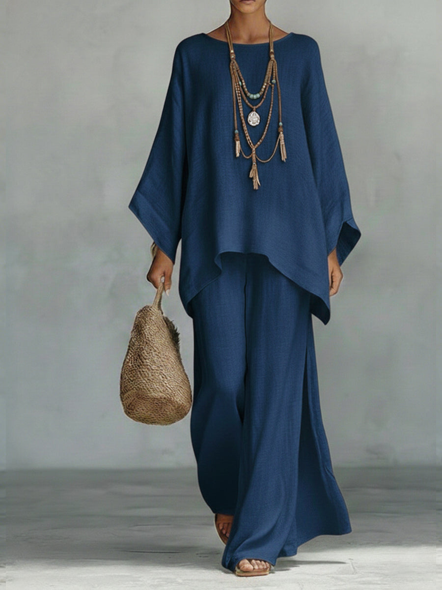 VELLORÉ | Elegante Conjunto de Dos Piezas de Lino