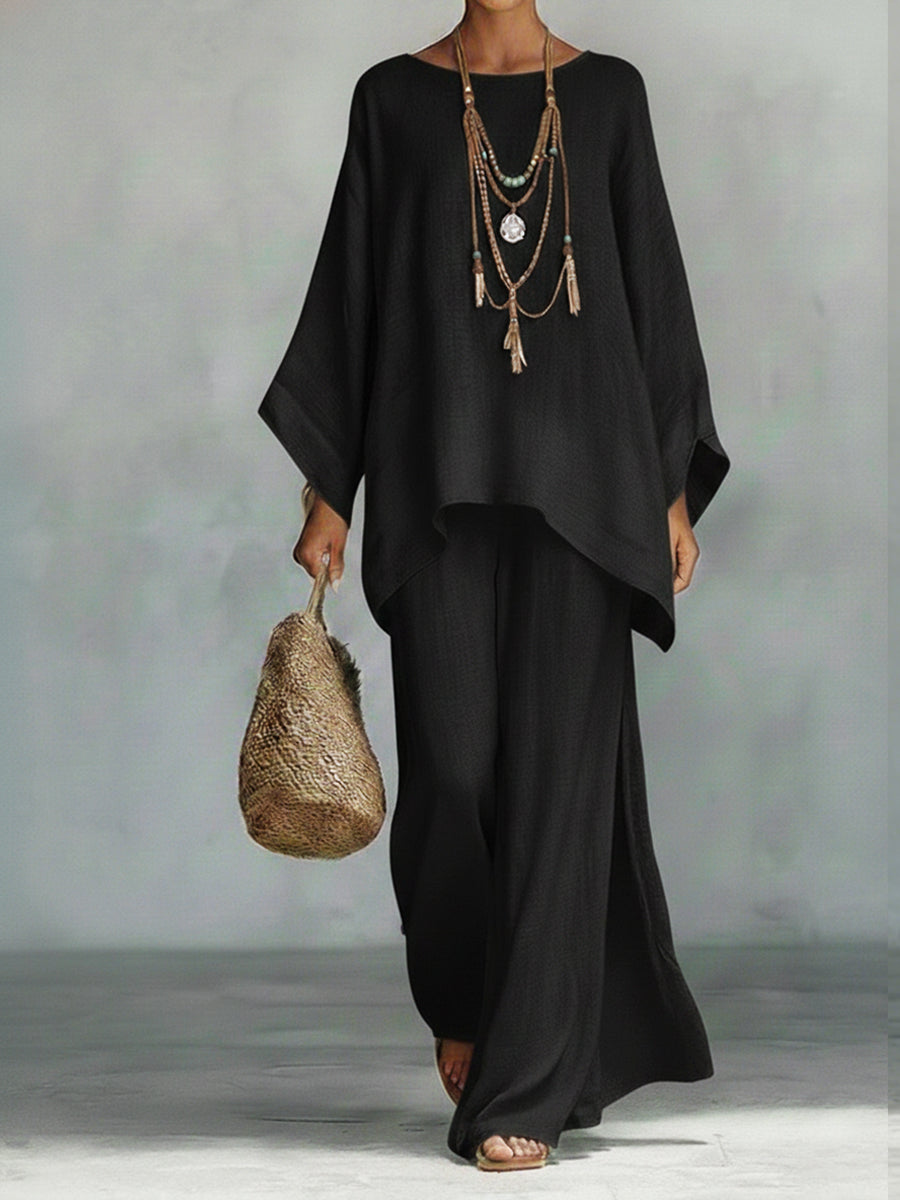 VELLORÉ | Elegante Conjunto de Dos Piezas de Lino