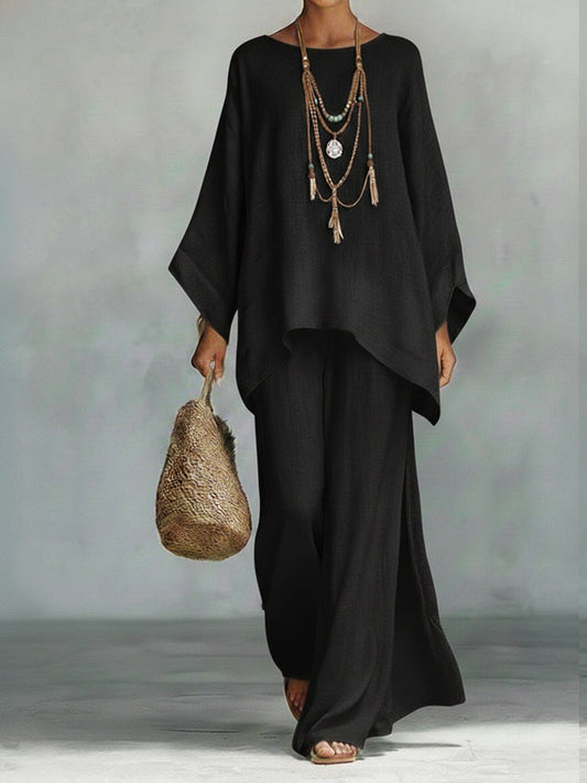 VELLORÉ | Elegante Conjunto de Dos Piezas de Lino