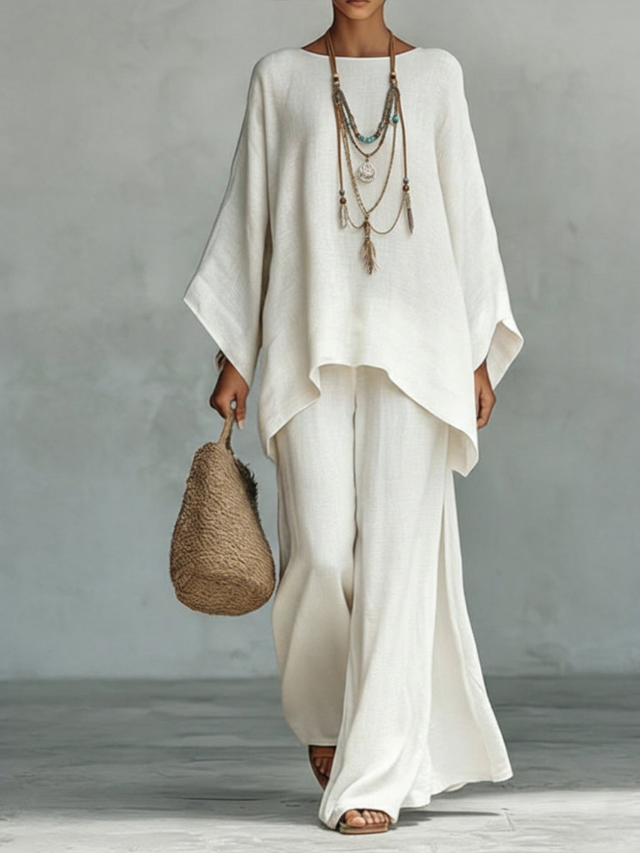 VELLORÉ | Elegante Conjunto de Dos Piezas de Lino