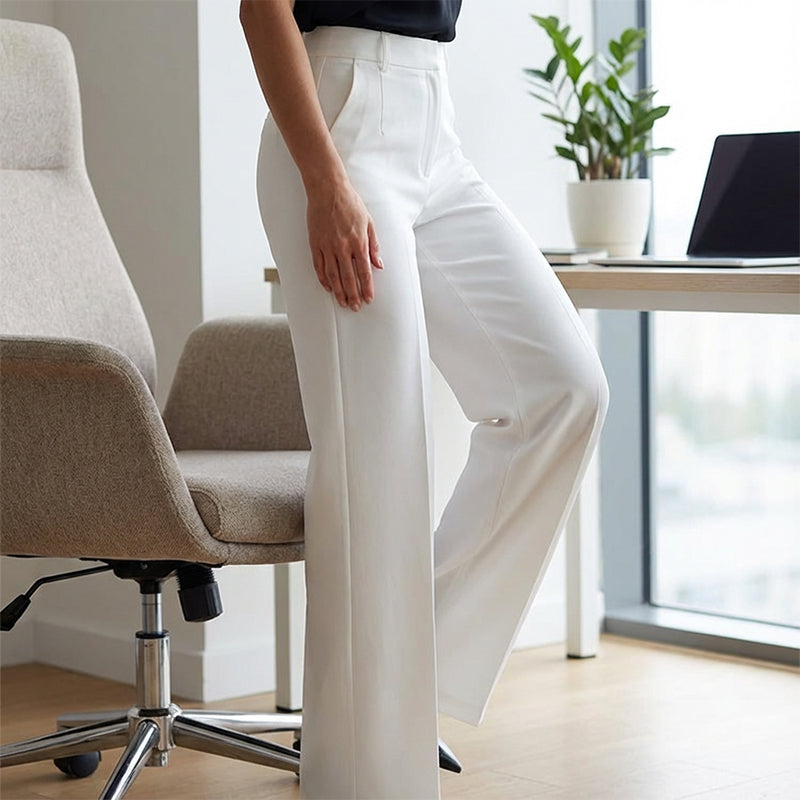 VELLORÉ | Pantalones de traje de mujer con cintura alta