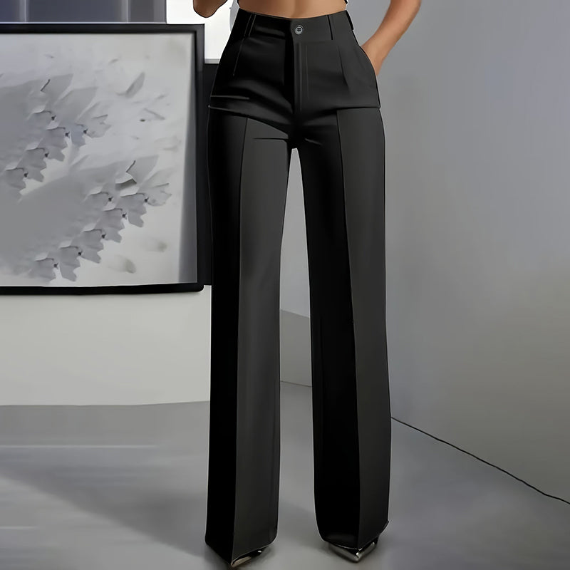 VELLORÉ | Pantalones de traje de mujer con cintura alta