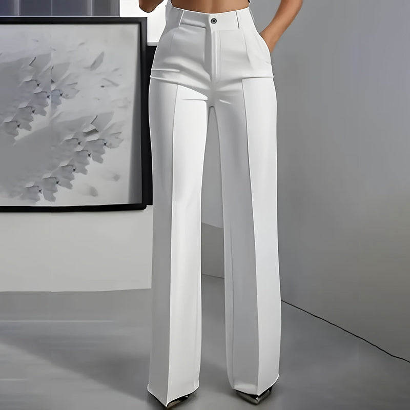 VELLORÉ | Pantalones de traje de mujer con cintura alta