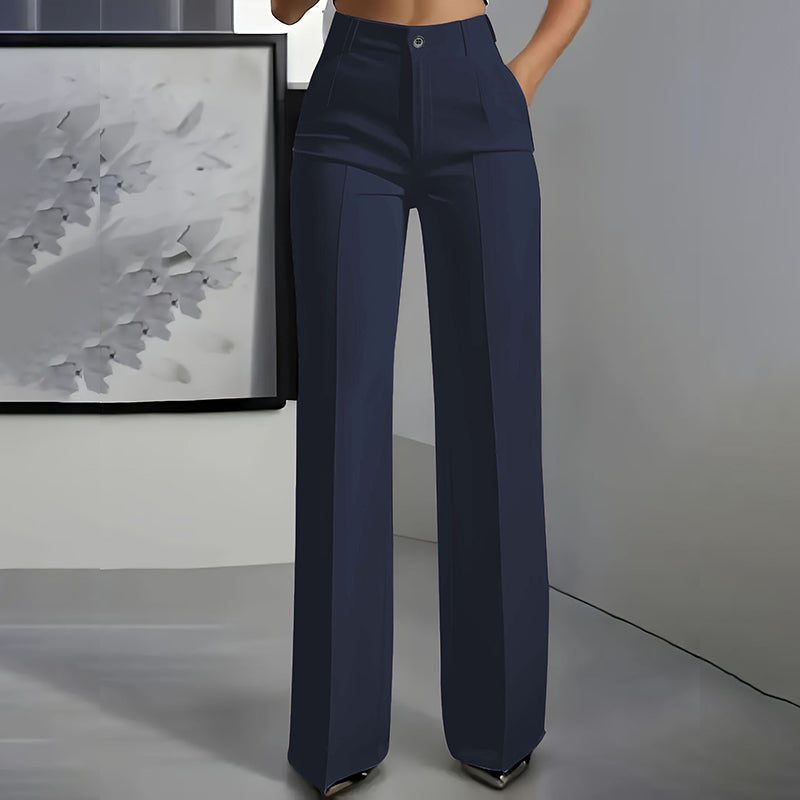 VELLORÉ | Pantalones de traje de mujer con cintura alta