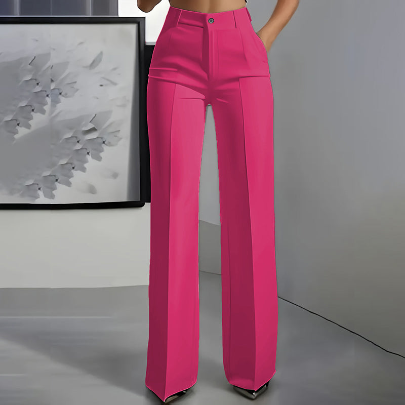 VELLORÉ | Pantalones de traje de mujer con cintura alta