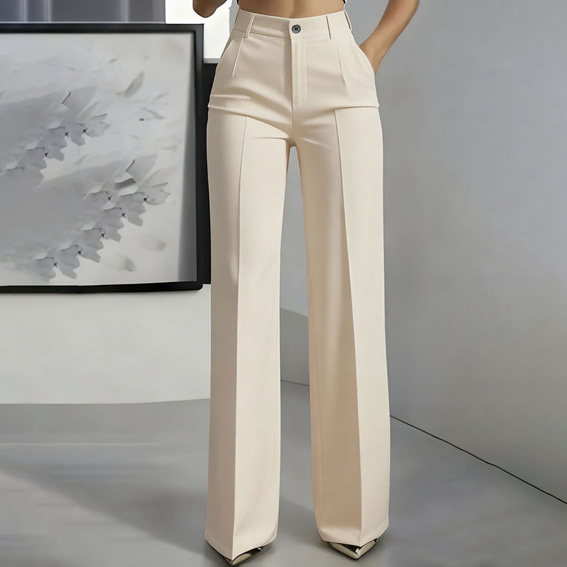 VELLORÉ | Pantalones de traje de mujer con cintura alta