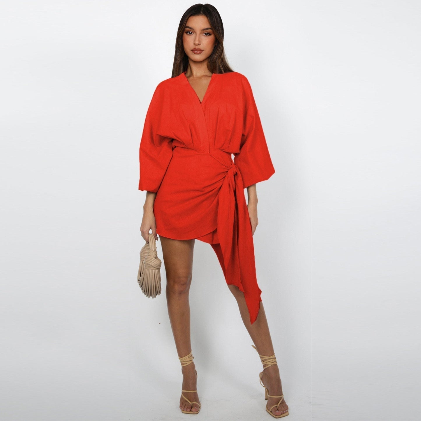 VELLORÉ | Vestido envolvente con escote en V para mujer